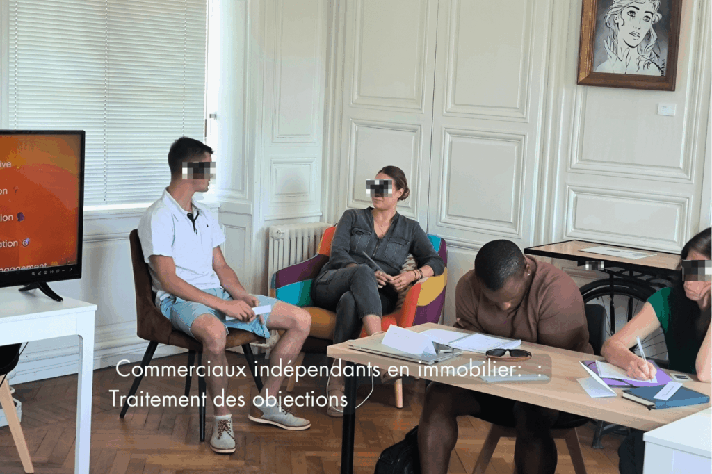 Jeu de rôle pratique sur les objections – agents immobiliers indépendants