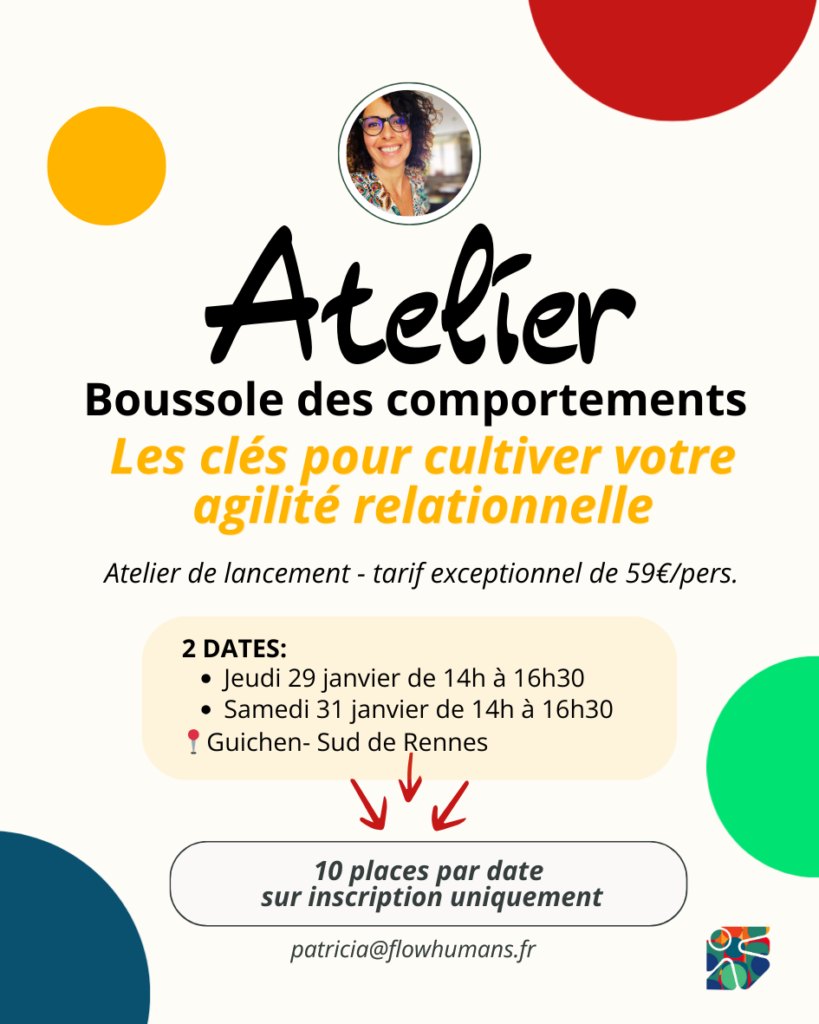 Atelier Boussole des comportements à Guichen pour cultiver son agilité relationnelle – Flow Humans